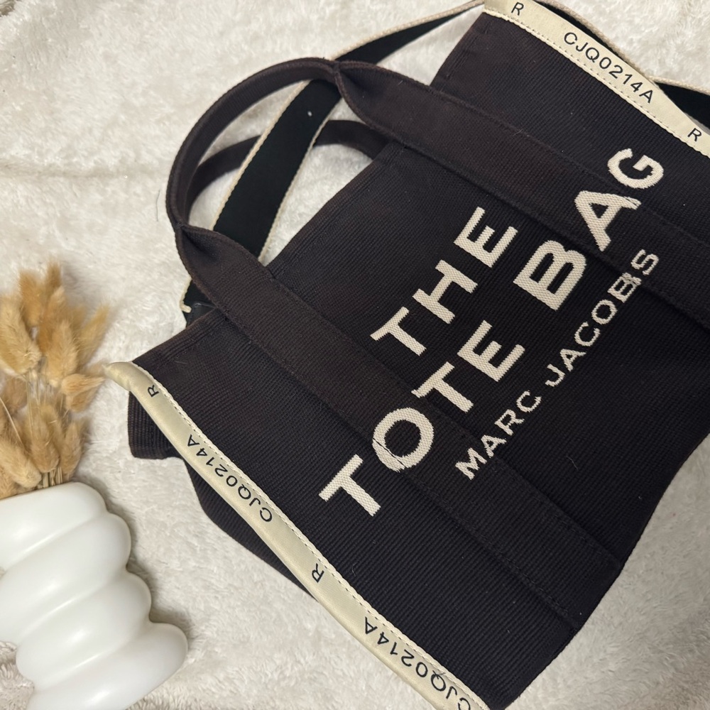 Marc Jacobs Black Canvas Tote Bag